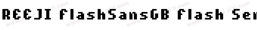 REEJI FlashSansGB Flash SemiBold字体转换